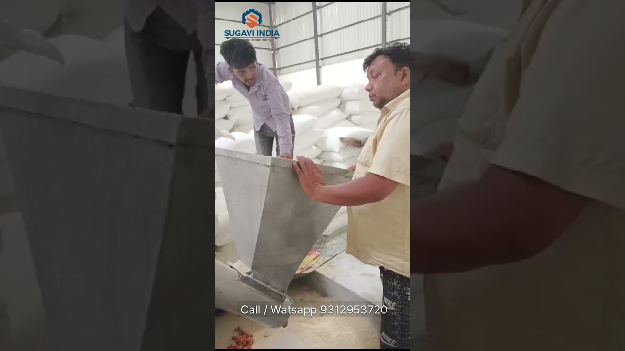 500kg per hour soya nugget plant, first trial 