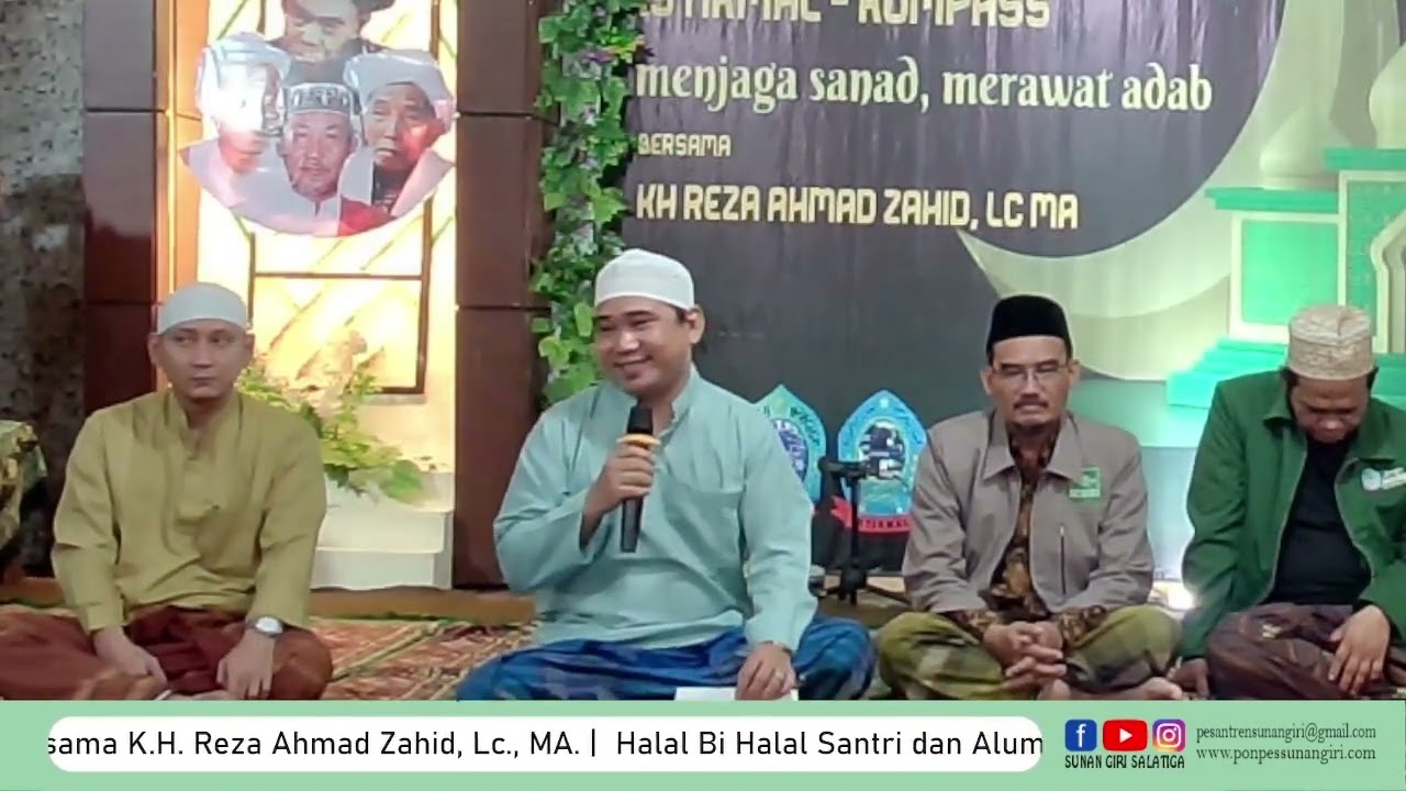Ceramah Gus Reza | Halal Bi Halal Al Mahrusiyah di PP Sunan Giri Salatiga