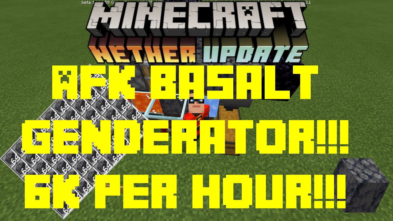 How to Make an AFK Basalt Generator!|6K Per hr!|Step by Step Tutorial!