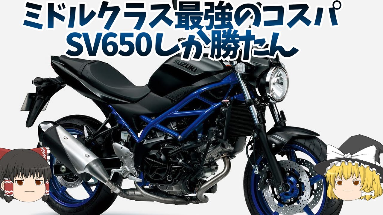 誰が乗っても安心できる人気の大型コスパバイク「SV650」【ゆっくり解説】