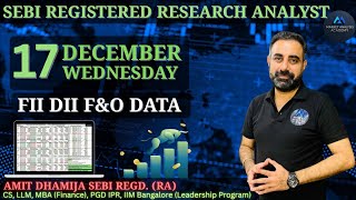 Fii Dii Fu0026o Data  Banknifty Nifty Prediction For Tomorrow Wednesday 17th December 2025