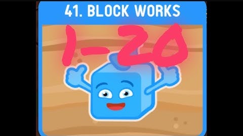 Dig This (Dig It) 41-1 to 41-20 Block Works Walkthrough Solution
