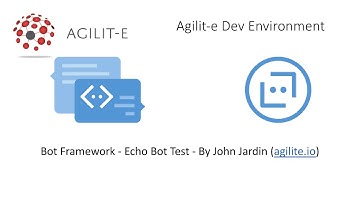 Agilit-e Dev Environment - Bot Framework - Echo Bot Test - MacOS