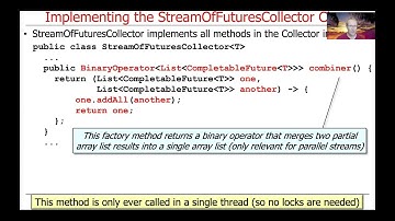 The Java CompletableFuture ImageStreamGang Case Study: StreamOfFuturesCollector