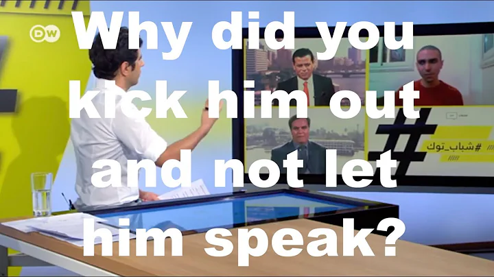 A TV presenter invited the Egyptian Atheist and th...