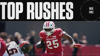 Top Rushes from Week Three | United Football League