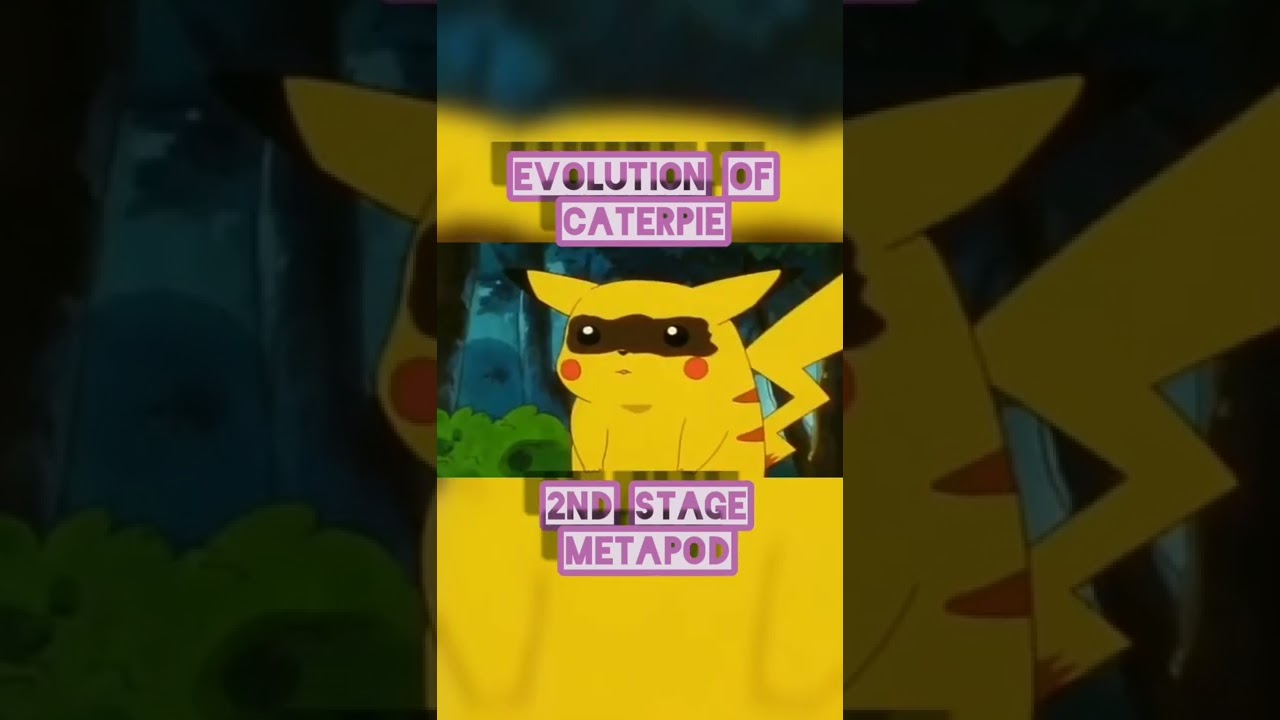 evolution of caterpie , 