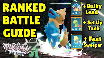 Pokemon Legends Z-A Ranked Battle Guide! Get Greninjite FAST with this Team!