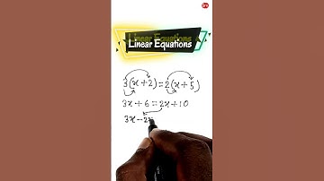 linear Equations Tricks | Solve Any Linear Equation Within 5 Second | #linear