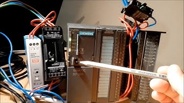 PLC Siemens S7-300 basic use, digital - input, output. Englisch :-)