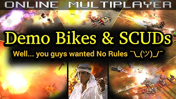 No Rules: Demo Bikes & SCUD Storms | C&C Generals Zero Hour
