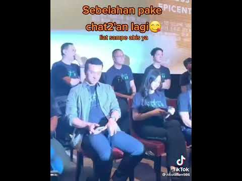 nicholas saputra dan ariel tatum chatingan diam diam