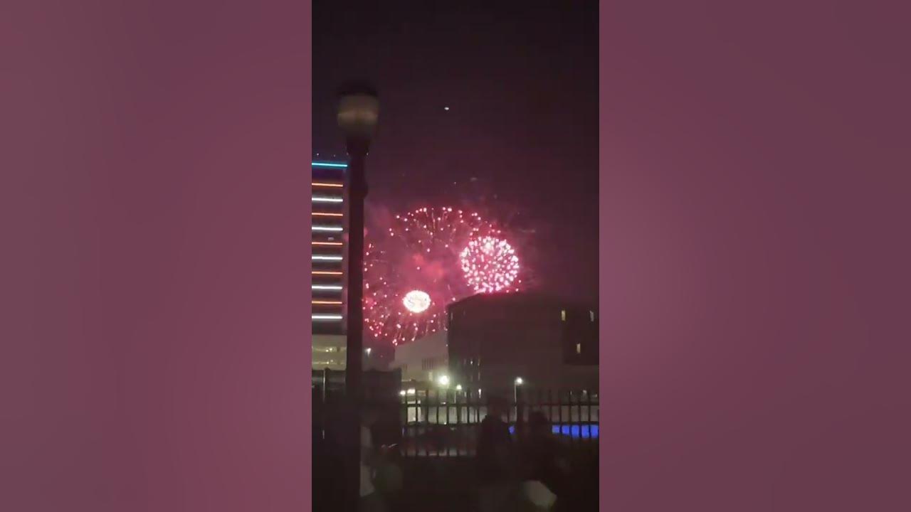 Fireworks at Camden waterfront YouTube