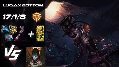 BOTTOM Lucian vs Jhin - NA Grandmaster Patch 25.S2.1