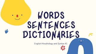 ENGLISH MORPHOLOGY AND SYNTAX #1