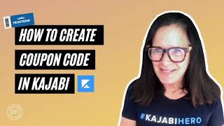 How to Create Coupon Code in Kajabi