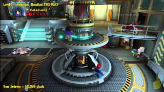 Lego Marvel Super Heroes: Level 5 Rebooted Resuited - FREE PLAY (All Minikits & Stan In Peril) - HTG screenshot 1