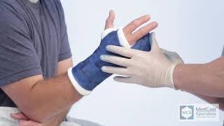 How to apply an ULNAR GUTTER (Boxer) Cast - Plus Cast Removal