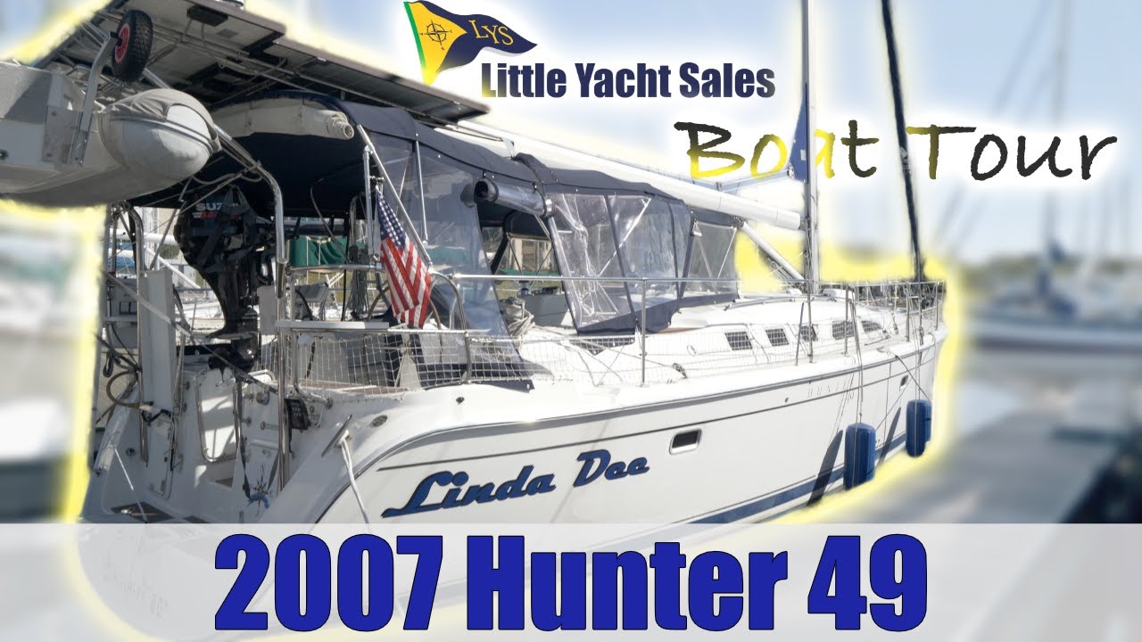 ⁣SOLD!!! 2007 Hunter 49 Sailboat [BOAT TOUR] - Little Yacht Sales