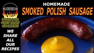 Homemade Smoked Polish Sausage