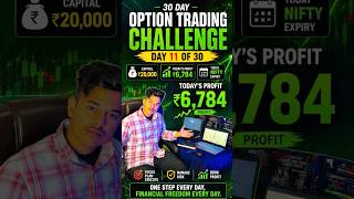 Day 11 📊 30 day options trading using 20k capital #trading #stockmarket #optionstrading