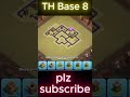 🏆 Town Hall 8 New OP Base Design 2026 | Easy Build Guide #shorts