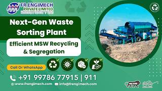 Next Gen Waste Sorting Plant: Efficient MSW Recycling & Segregation #Recycling #ZeroWaste