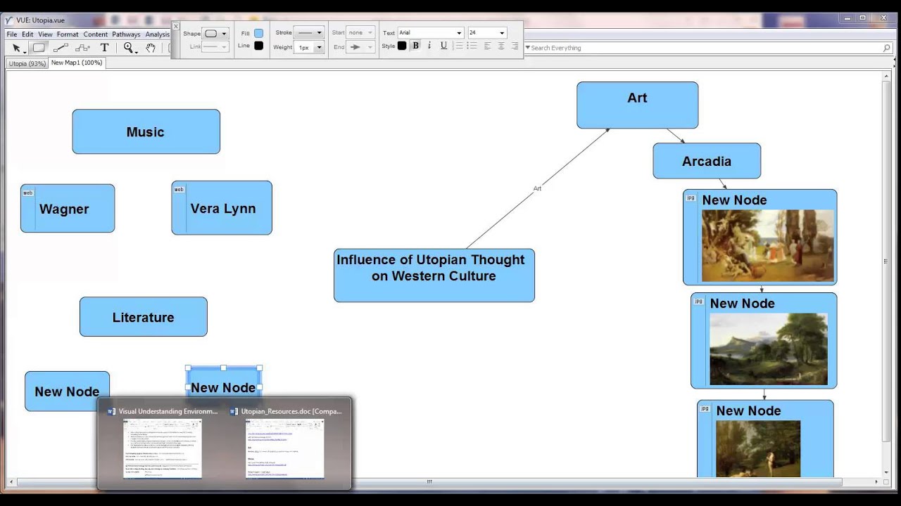 using visual understanding environment