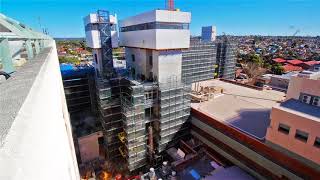 St George Hospital Acute Services Building Construction Timelapse