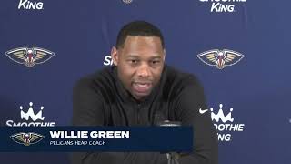 Willie Green recaps loss | Pelicans-Magic Postgame Interview 3\/21\/2024