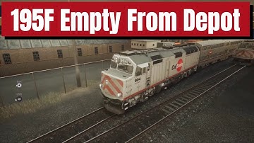 195F Empty From Depot | Train Sim World 2 3 4 5 6 | Digital Life