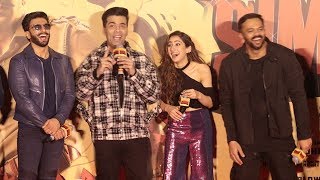 Rohit Shetty,Ranveer Singh,Sara Ali Khan & Karan Johar's FUNNY Moments At Simba Trailer Launch Rohit Shetty,Ranveer Singh,Sara Ali Khan & Karan Johar's FUNNY Moments At Simba Trailer Launch