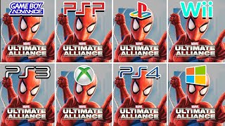 Marvel: Ultimate Alliance (2006) GBA vs PSP vs PS2 vs Wii vs PS3 vs XBOX 360 vs PS4 vs PC