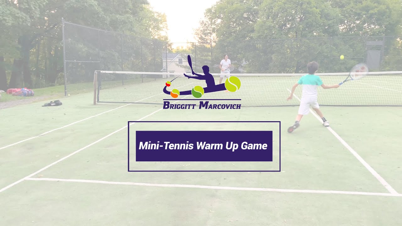 Mini Tennis Warm Up Game