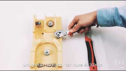 Wrench Set Adjustable Spanner Universal Quick Snap 2 piece