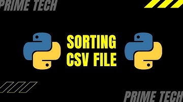 Sorting csv files using python