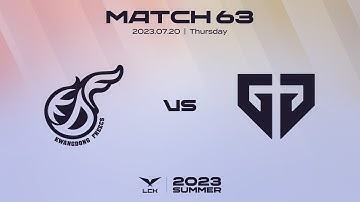 KDF vs. GEN | Match63 Highlight 07.20 | 2023 LCK Summer Split