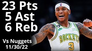 Kevin Porter Jr. 23 Pts 6 Reb 5 Ast vs Nuggets Highlights