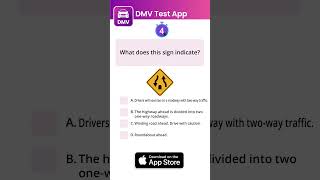 What dose this sign tell you?  #dmvwrittentest #dmvpracticetest #californiadmv #dmv
