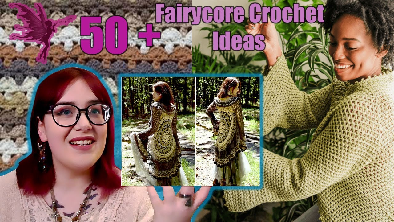 50+ Fairycore Crochet Ideas For Beginners and Advanced Crocheters (Free Patterns).