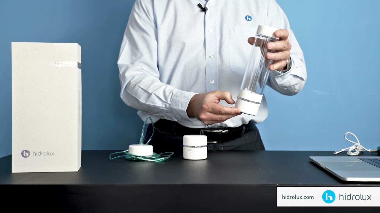 Hidrogenador de Agua Portátil