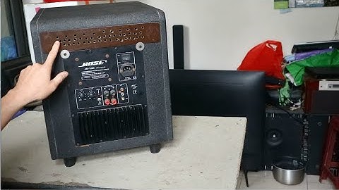 Sửa loa trầm bật tiếng ù rất to