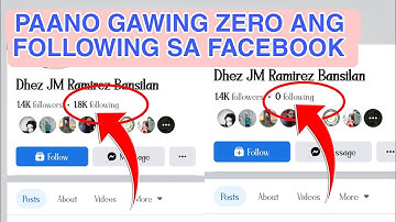 How To Hide Following List on Facebook Account | Paano gawing Zero ang Following sa Facebook |