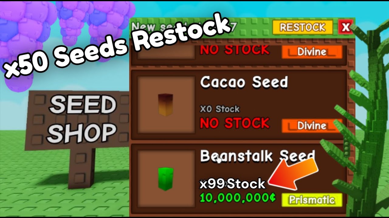 What Does Auto Restock Do In Grow A Garden Roblox
