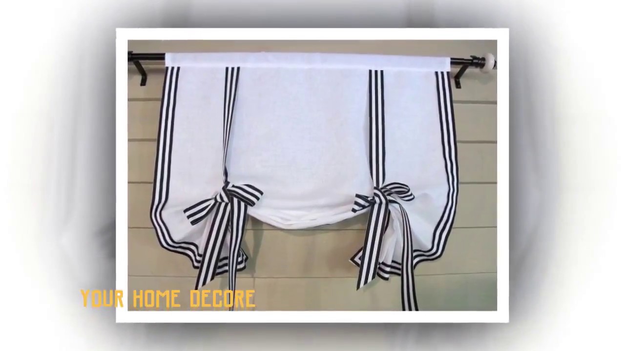 81 White Tie Up Curtains White Curtains White Curtains For