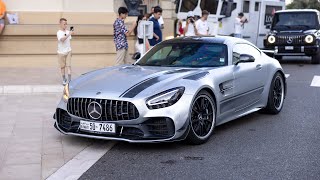 Mercedes AMG GT R Pro with Custom Exhaust  LOUD V8 Noises !