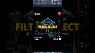 Nggak Nyampe 1 Menit! Cara Simple Seleksi Objek Yang Terhubung di AutoCAD. #autocad #desainrumah