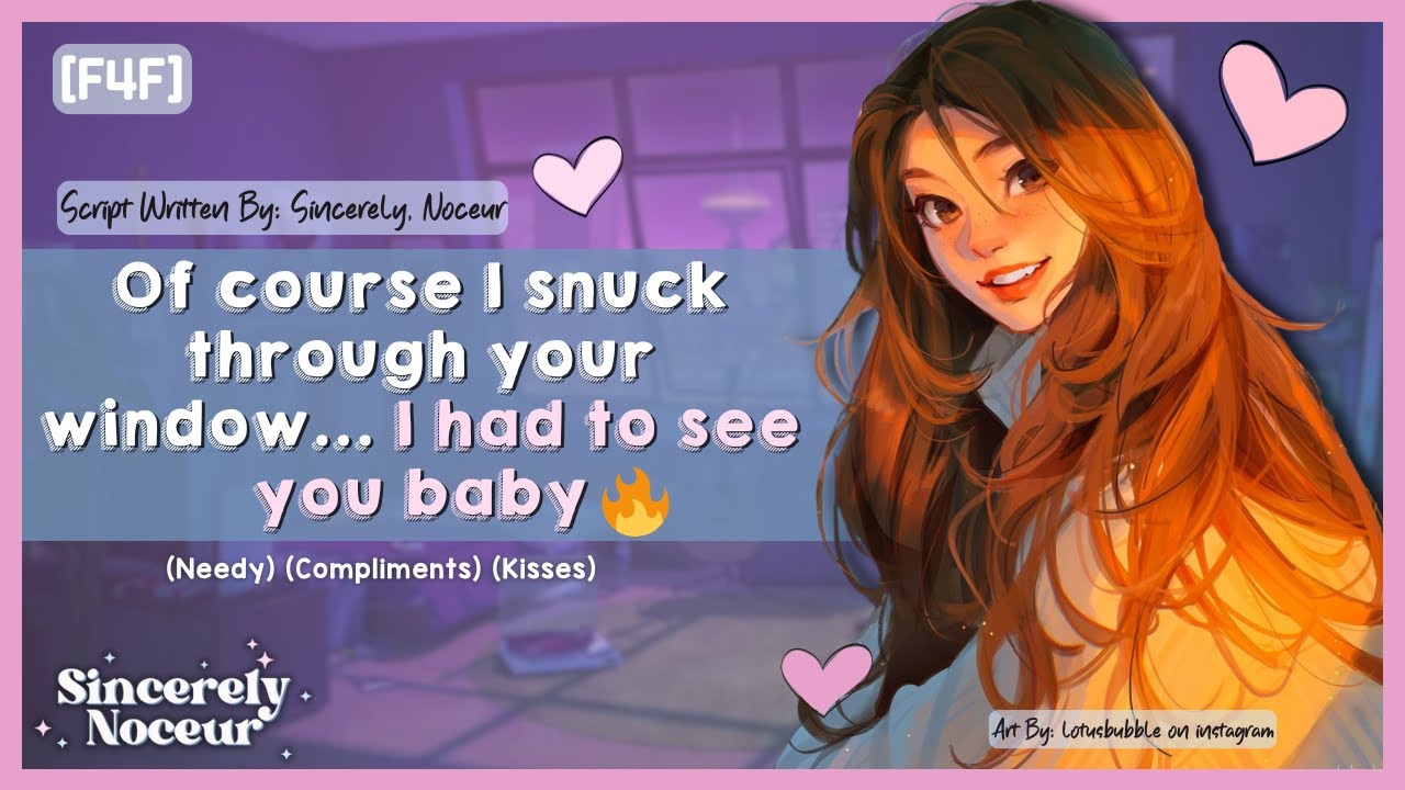 [F4F] 🎧Needy Girlfriend Sneaks in for Cuddles...❤️(Needy) (Compliments) (Kisses)