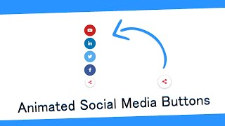 Social Media Buttons With Amazing Animation On Hover Using Htmlcss