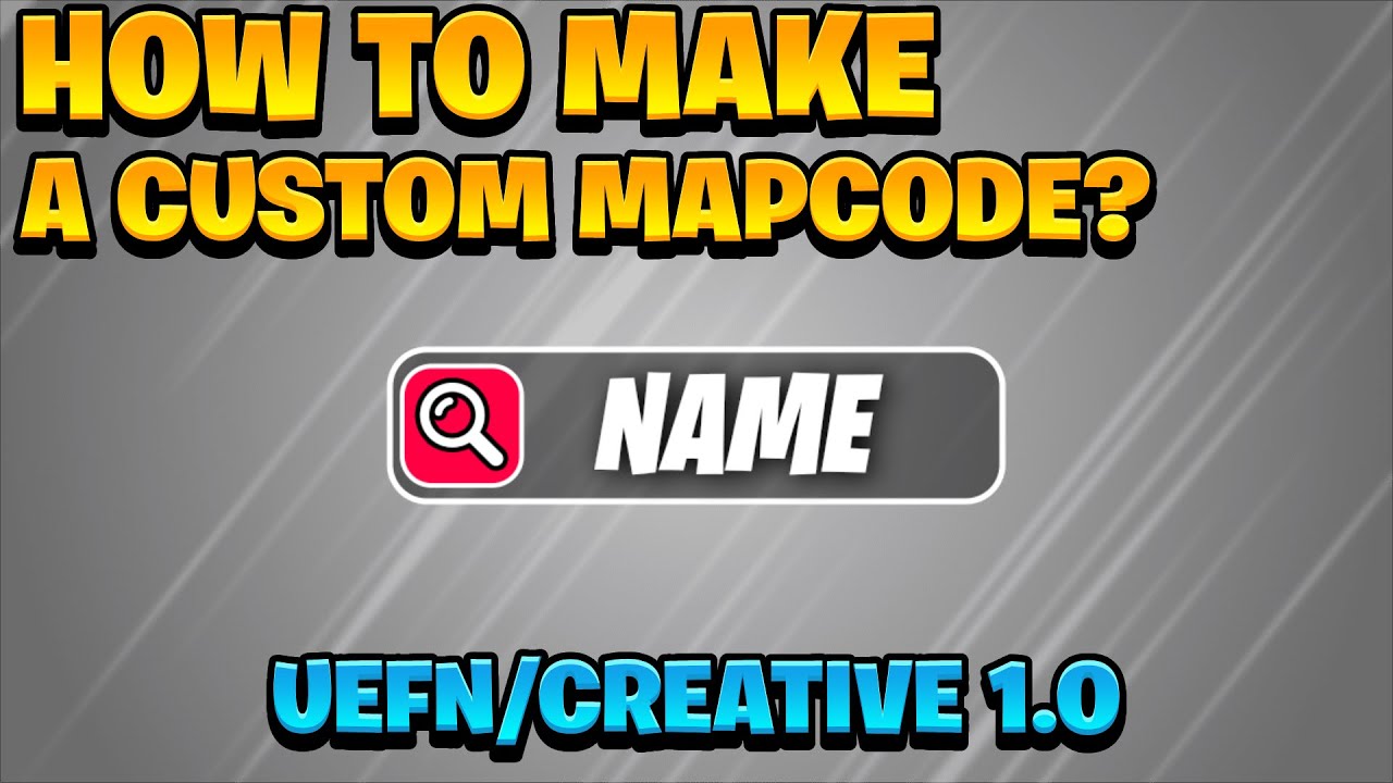 HOW TO MAKE A CUSTOM MAPCODE IN UEFN/CREATIVE 1.0 (2025) EASY TUTORIAL